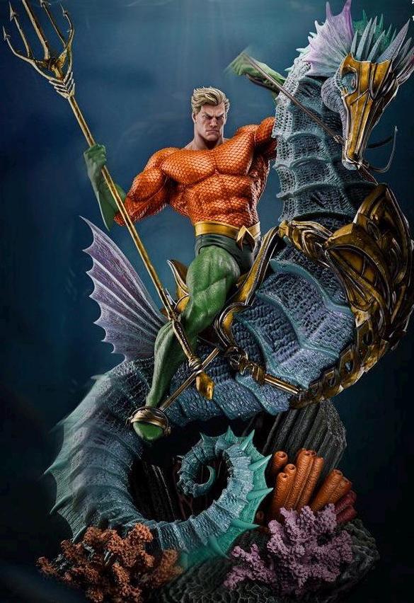 Hand Painted Resin Ocean King Figurine – 1:6