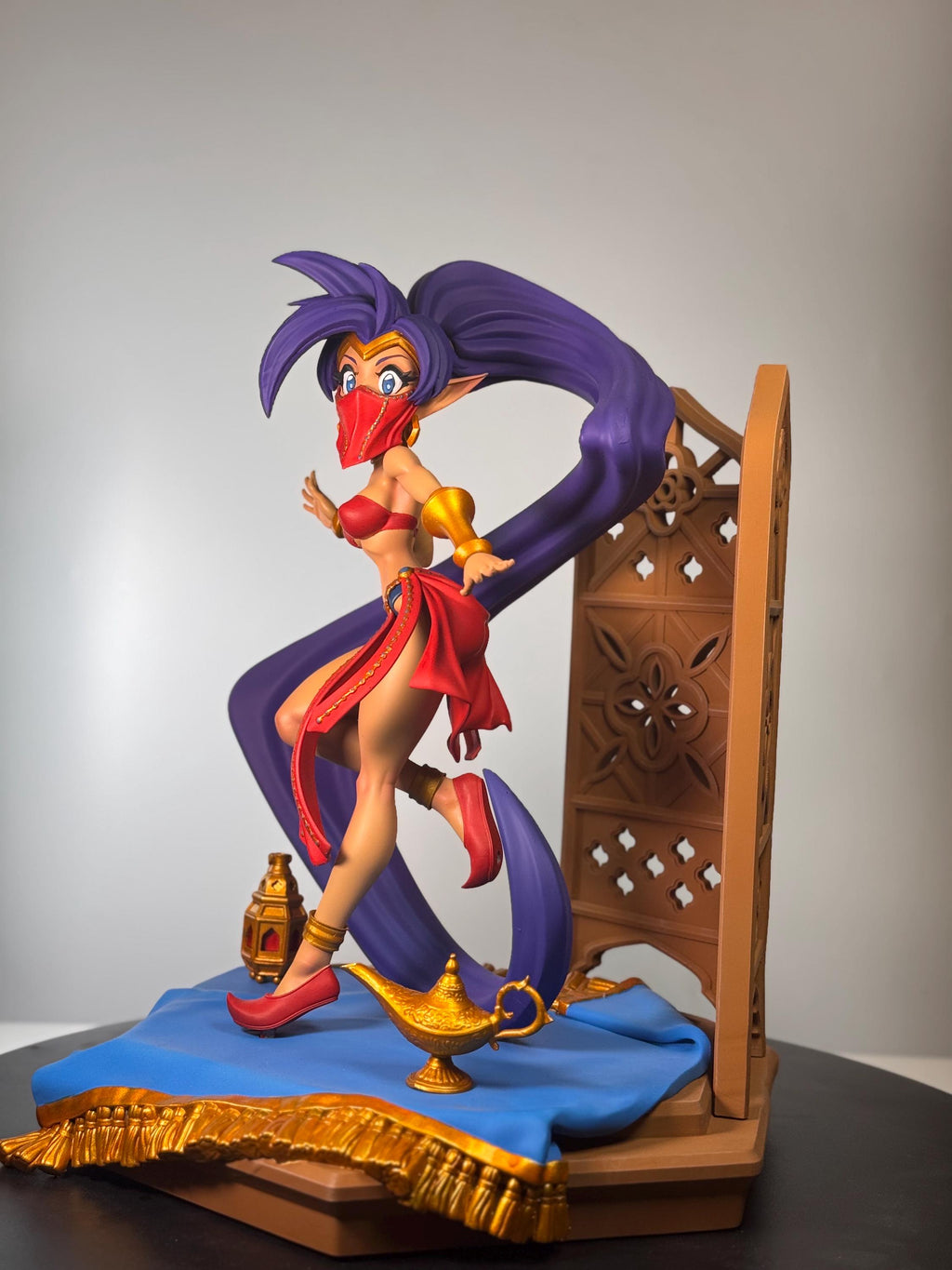 Hand Painted Resin Desert Dancer Figure | Anime Inspired Fantasy Display Statue