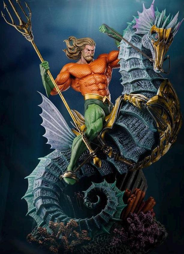 Hand Painted Resin Ocean King Figurine – 1:6