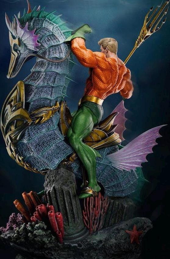 Hand Painted Resin Ocean King Figurine – 1:6