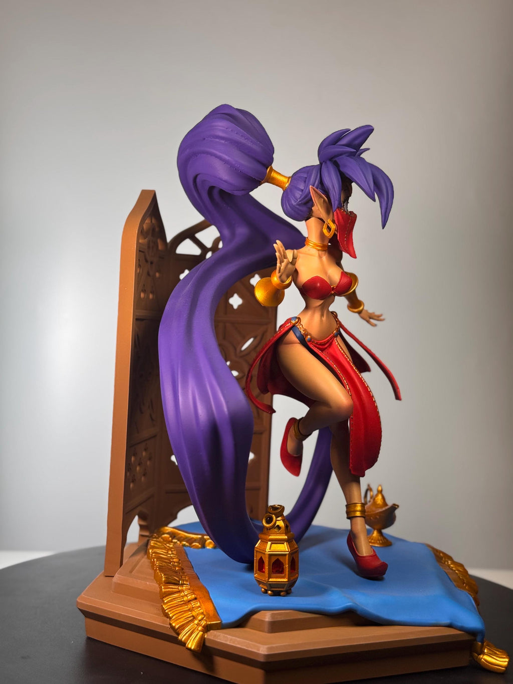 Hand Painted Resin Desert Dancer Figure | Anime Inspired Fantasy Display Statue