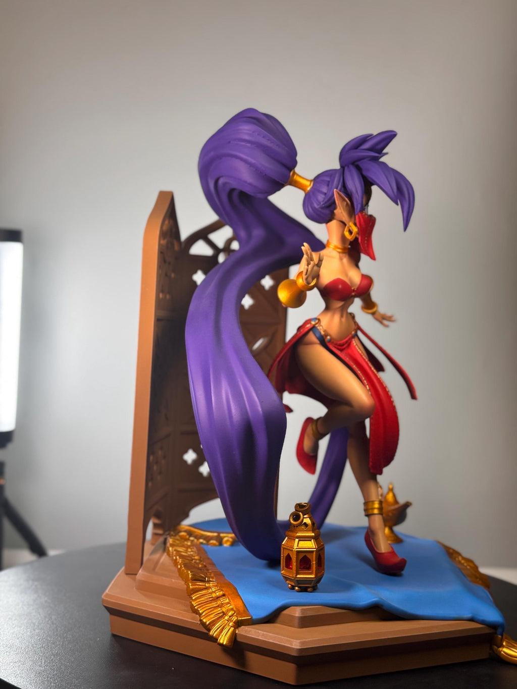 Hand Painted Resin Desert Dancer Figure | Anime Inspired Fantasy Display Statue