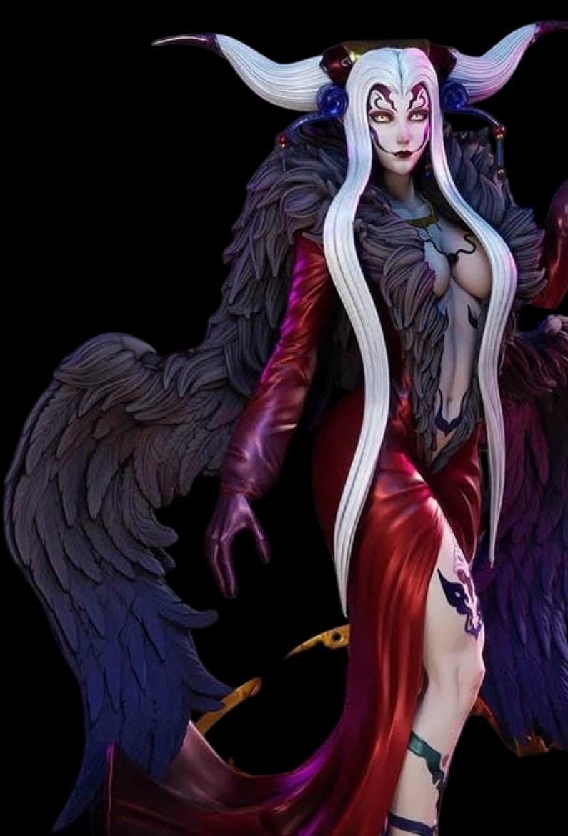 Dark Fantasy Demon Queen – Hand Painted Custom Resin Statue 1/6
