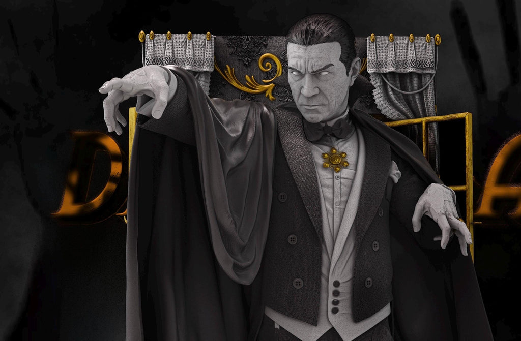 Count Dracula Statue - Classic Gothic Vampire Figure - 1/6 Scale - Horror Collector Gift