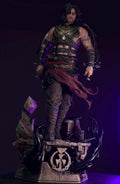 Dark Desert Warrior Statue – Hand Painted 1/6 Scale Resin Fantasy Assassin Figure