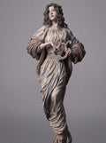 Greek Muse of Music Resin Statue – Classical Lyre Player Goddess Figure, Hand-Painted Hellenic Goddess 1/6