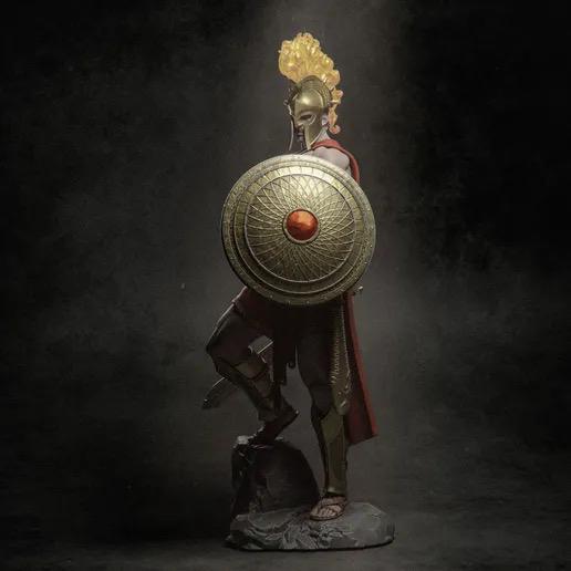 Greek God Ares Resin Statue – God of War Figure / Hand-Painted 1/6