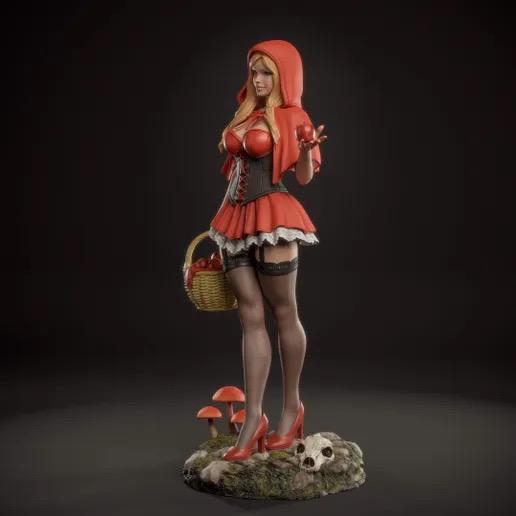 Scarlet Hood statue / pinup figurine hand painted 1/6