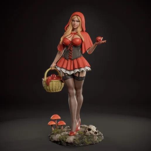 Scarlet Hood statue / pinup figurine hand painted 1/6