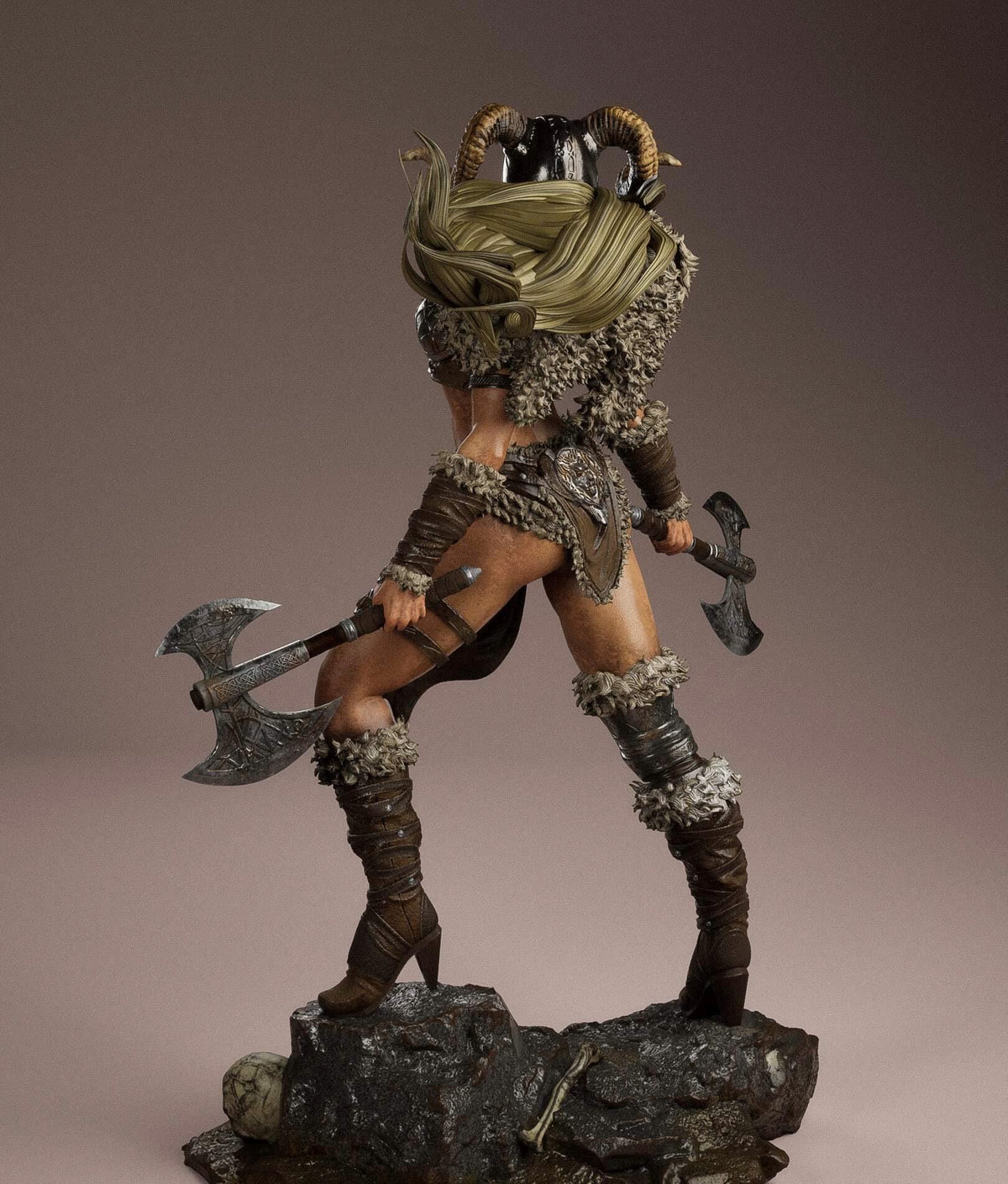 Ragna Stormborn - Viking Warrior Female Berserker Resin Statue 1/6 hand painted