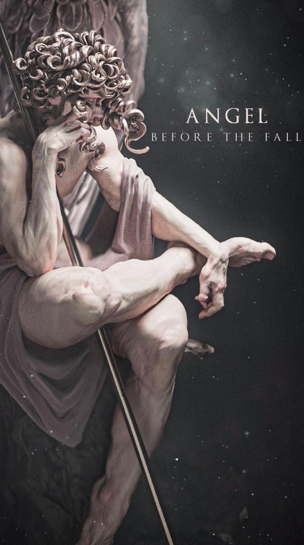 Lucifer Angel Before the Fall Resin Statue – Classical Fallen Angel Figure, Hand-Painted Dark Fantasy Art 1/6