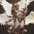 Cherubim Archangel Resin Statue – Celestial Warrior Angel Figure with Multi-Wings & Greatsword 1/6