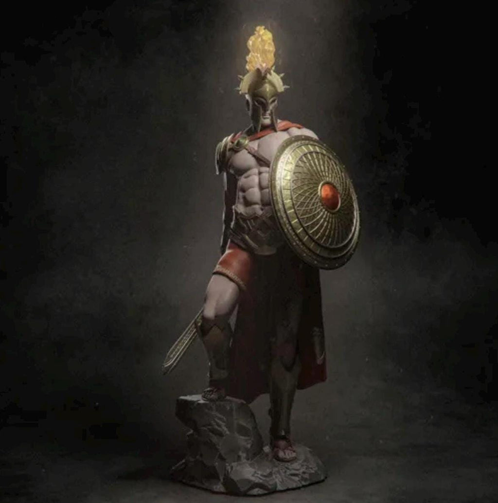 Greek God Ares Resin Statue – God of War Figure / Hand-Painted 1/6