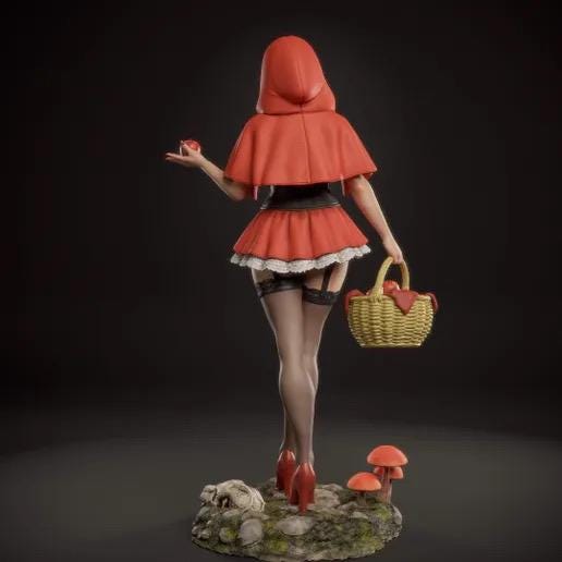 Scarlet Hood statue / pinup figurine hand painted 1/6
