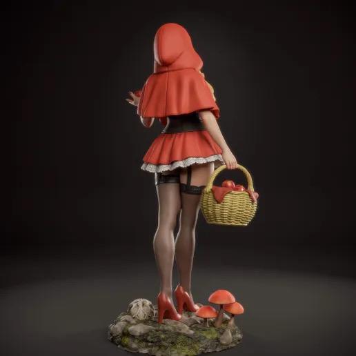 Scarlet Hood statue / pinup figurine hand painted 1/6
