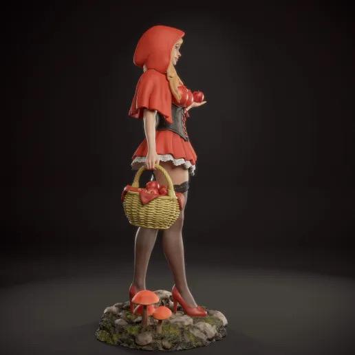 Scarlet Hood statue / pinup figurine hand painted 1/6