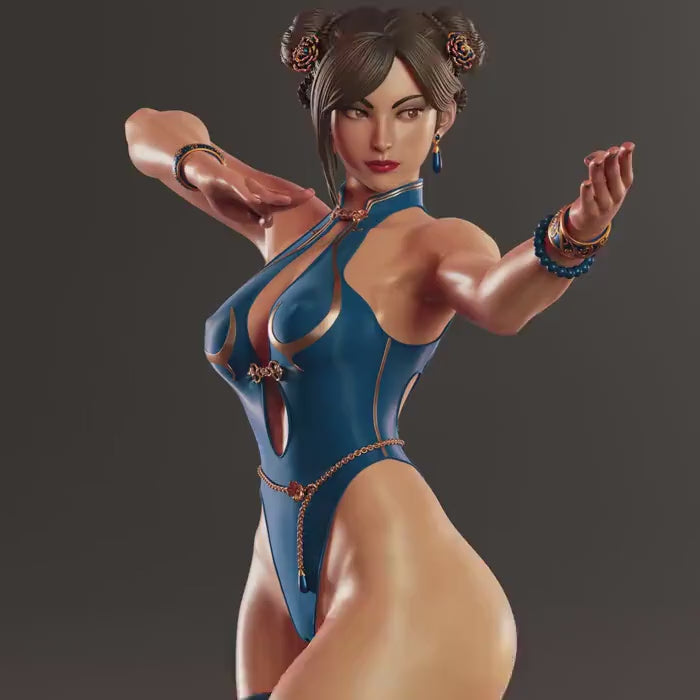li Warrior Martial Arts Figurine – 1/6 Scale Resin custom Statue