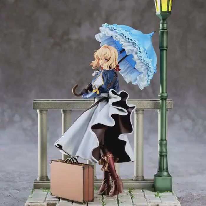 violet evergarden Custom Painted Travel Girl 1/6 Statue diorama