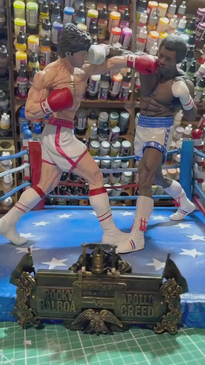 Boxing Legends custom diorama 1/6 figurine hand painted