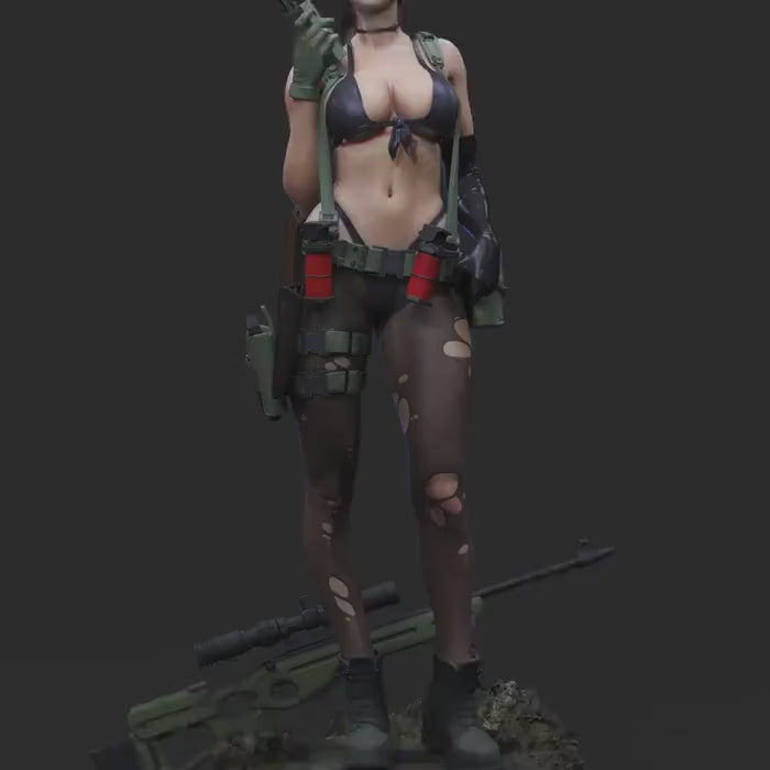 Custom Female quiet Sniper Figurine – 1/6