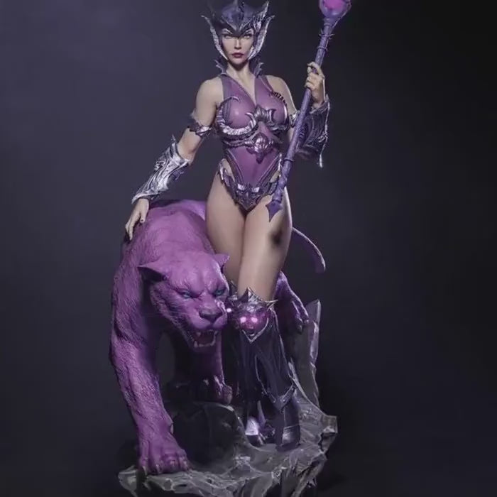 Evil Lyn Witch custom figure 1/6. 33cm hand painted