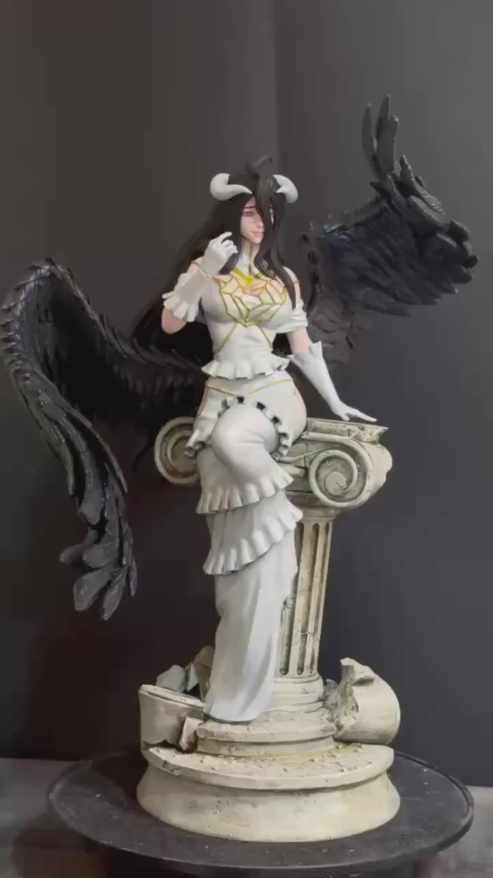 Elegant White Sorceress | Hand-Painted Collectible Statue | 1/6
