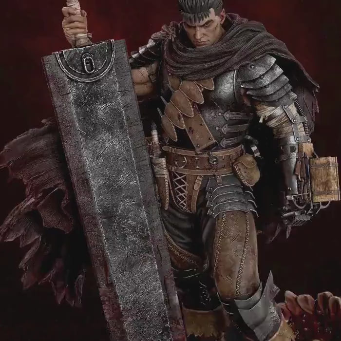 Hand Painted Dark Slayer with guts Resin Statue • 1/6 or 1/4 Scale