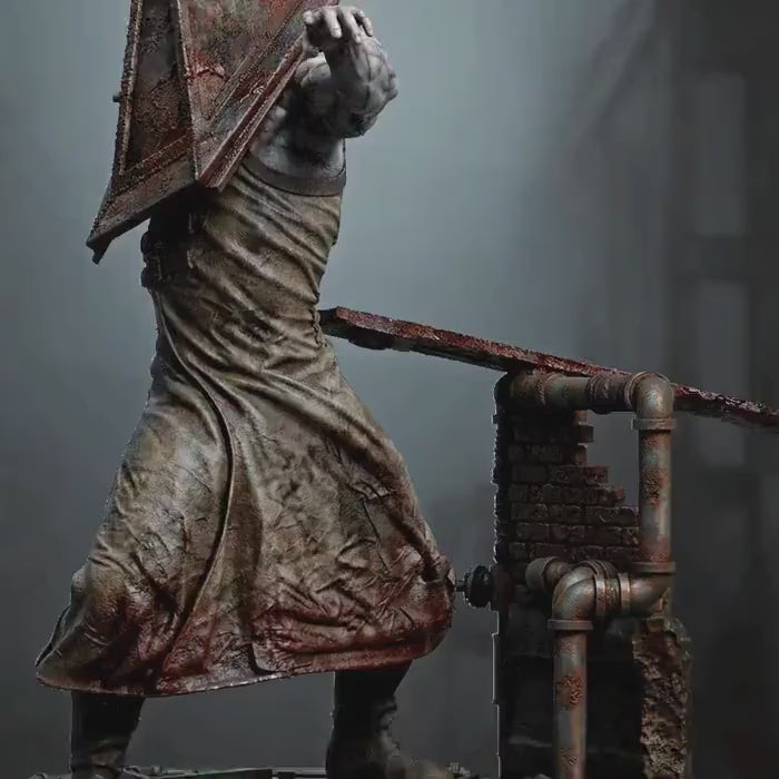 Brutal Pyramid Head Custom Figurine 1:6 Scale – Hand-Painted statue