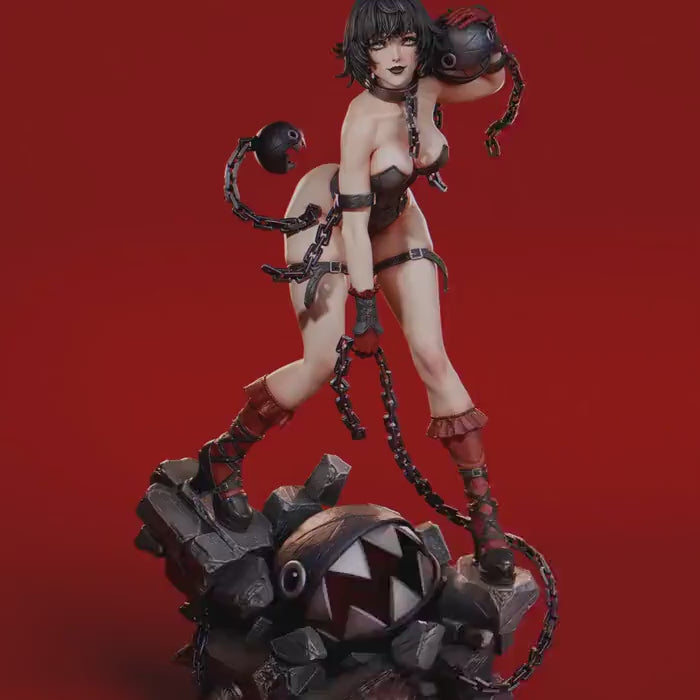 Chainella – Custom Painted 1/6 Scale Figurine | Dark Fantasy