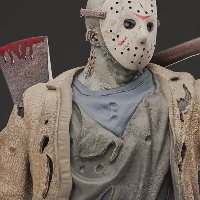 Camp Slayer Jason Custom Figurine – Hand Painted 1/6 or 1/4 Scale