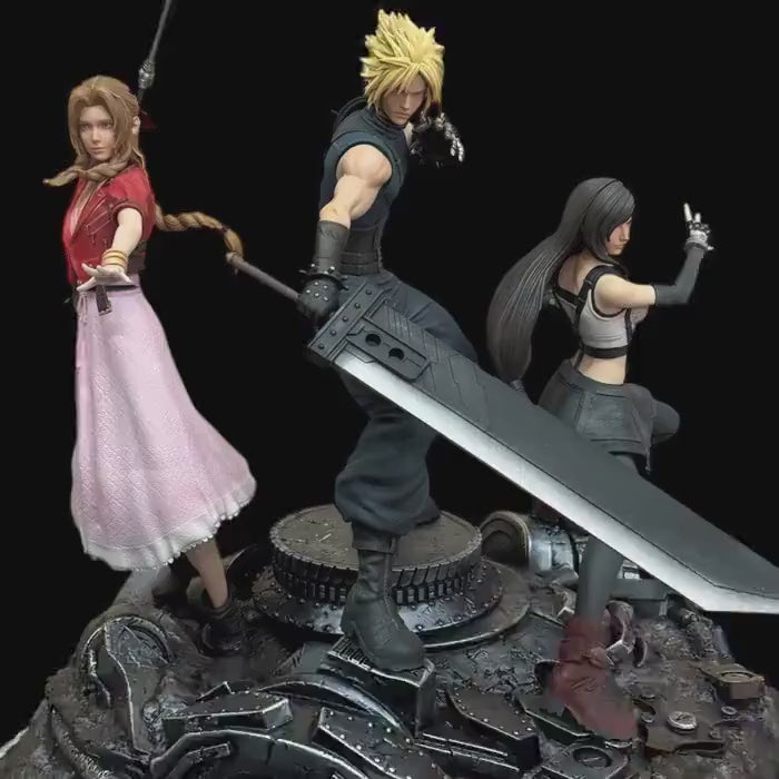 Custom Trio Figurine – hand Painted 1/8 Scale Resin Statue