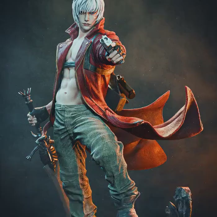 Demon Hunter Figurine – 1/6 Fantasy Statue / hand painted