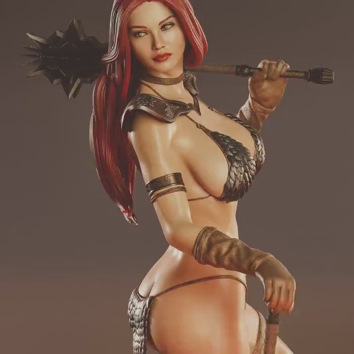 Barbarian Warrior Woman – 1/6 Fantasy Figurine hand painted